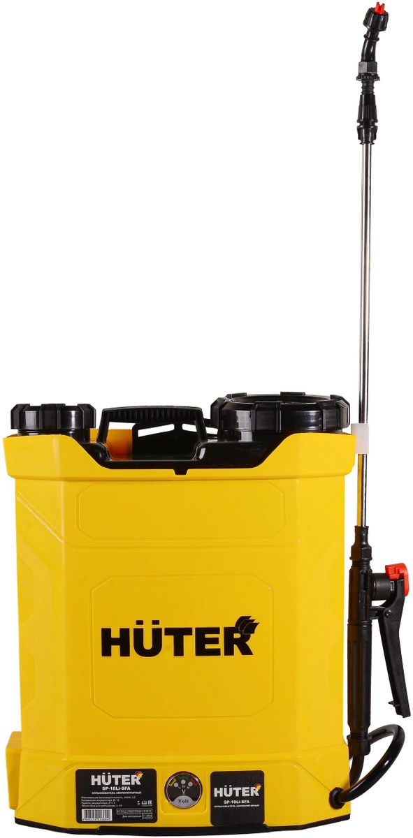 Опрыскиватель Huter SP-10Li-SFA, аккумуляторный, ранцевый, 10л, желтый [70/13/101]